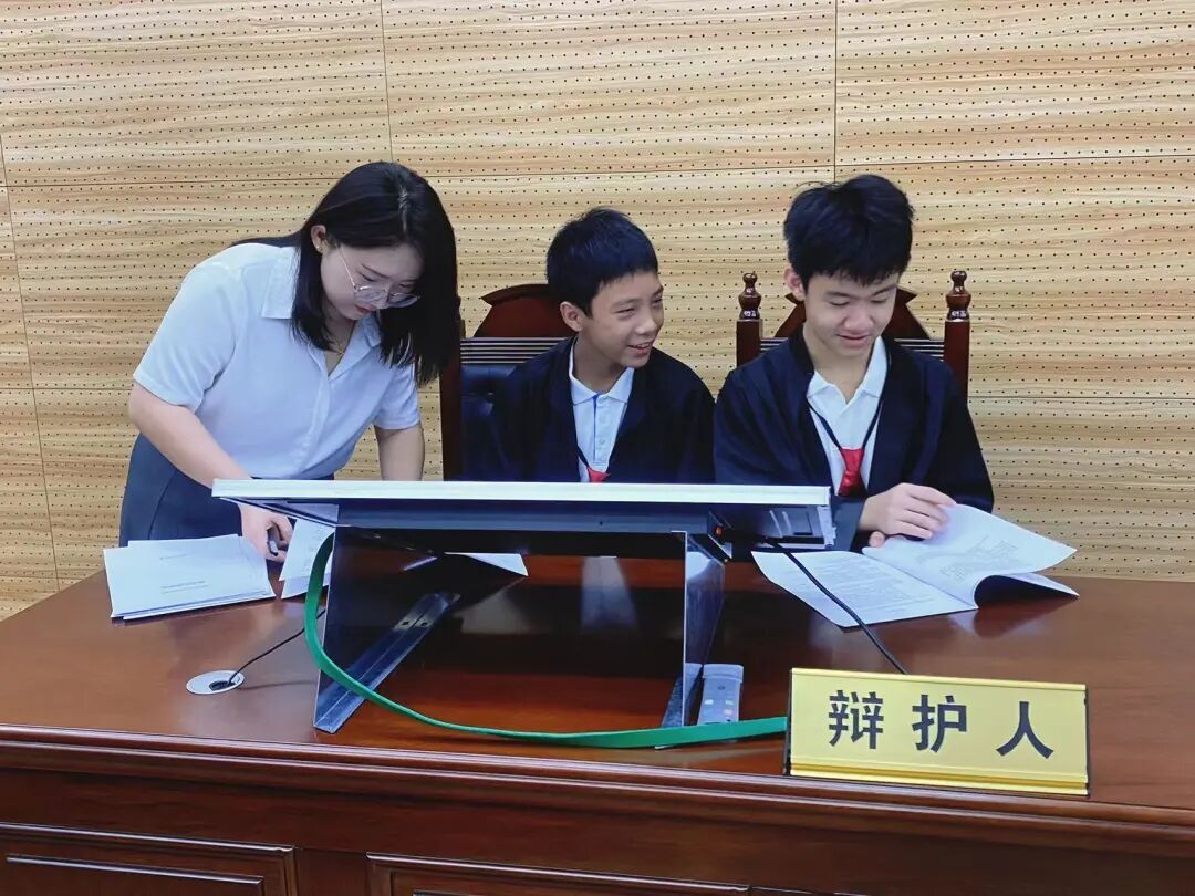 模拟法庭活动现场